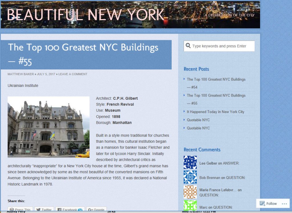 The Top 100 Greatest NYC Buildings — #55 Beautiful New York and 5 more pages ‎- Microsoft Edge 762017 41340 PM.bmp